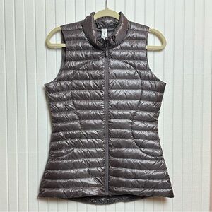 NWT Lululemon pack it down vest slate gray metallic